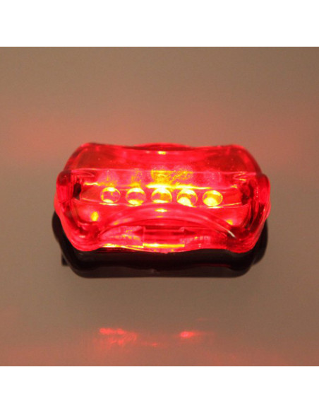 
Dviračio žibintas priekyje ir gale, 2 apšvietimo režimai, maitinamas baterijomis
