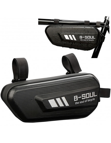 
Vandeniui atsparus dviračio rėmo krepšys
