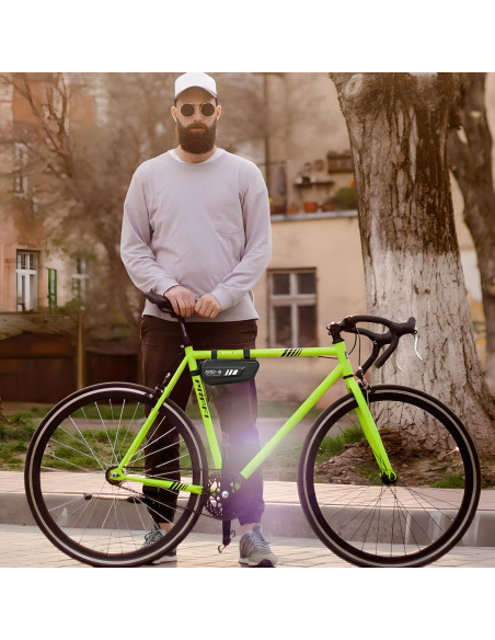 
Vandeniui atsparus dviračio rėmo krepšys
