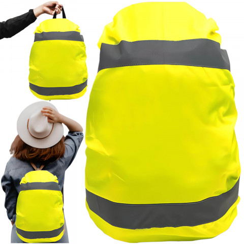 
Vandeniui atsparus šviesą atspindintis kuprinės uždangalas iki 20 l
