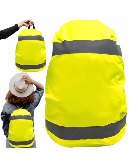 
Vandeniui atsparus šviesą atspindintis kuprinės uždangalas iki 20 l
