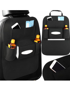 
Automobilio sėdynės apsauginio organizatoriaus 7 skyriai iš veltinio
