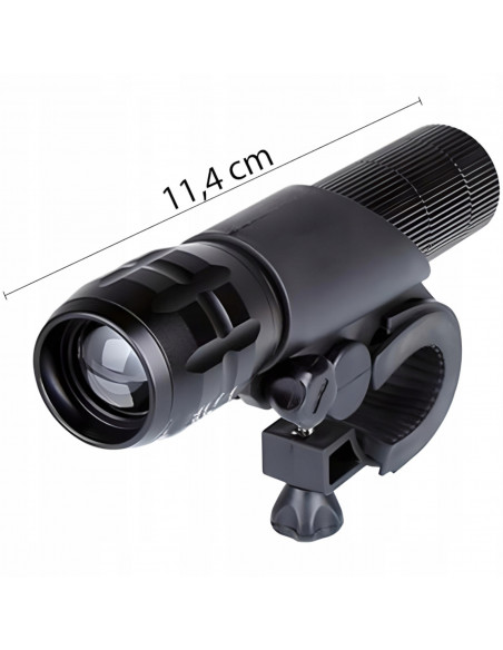 
Baterijomis maitinamas priekinis LED dviračio žibintas iki 100 m
