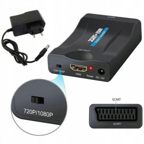 
EURO SCART - HDMI adapteris
