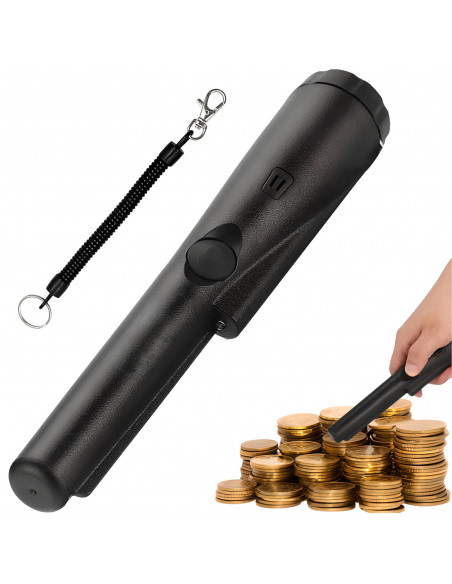 
Metalo detektorius su 360 laipsnių zondavimo funkcija ir žibintuvėliu
