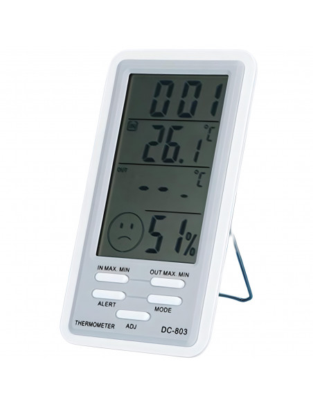 
Meteorologinė stotelė, termometras, higrometras, laikrodis su zondu
