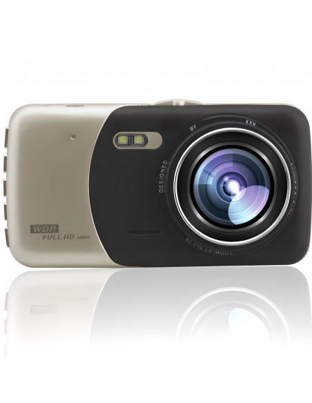 
Automobilinis vaizdo registratorius su „Full HD TF“ galinio vaizdo kamera
