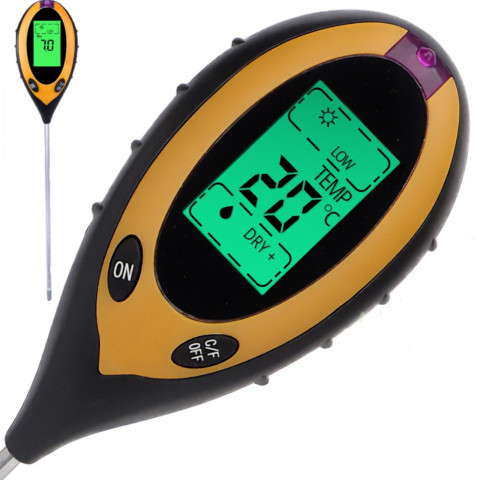 
Acidometras sodo dirvožemio rūgštingumo matuoklis pH 3,5–9
