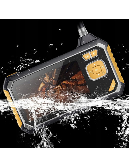 
Endoskopo apžiūros kamera, 6 LED, 4 antgaliai, HD 4,3 colio
