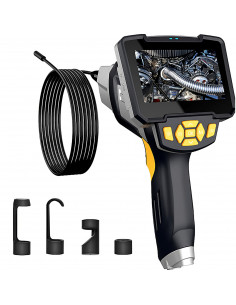 
Dirbtuvių apžiūros kameros endoskopas su 4 antgaliais, „Full HD LCD LED“
