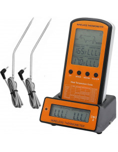 
Gastronominis termometras su zondu mėsai ir vynui kepti LCD -50-300C
