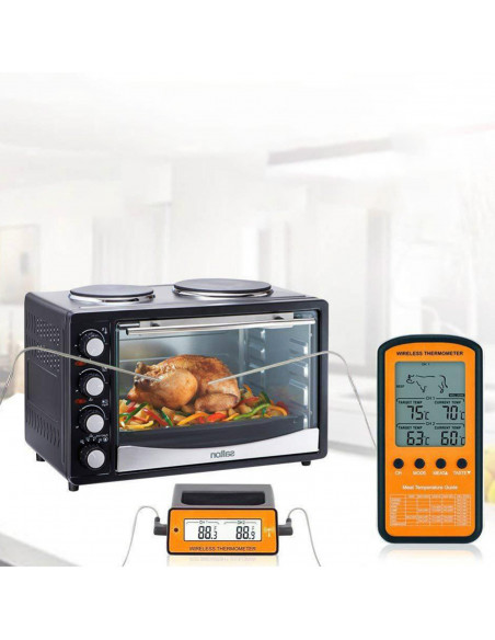 
Gastronominis termometras su zondu mėsai ir vynui kepti LCD -50-300C
