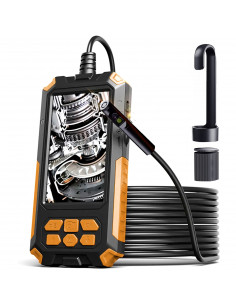 
Endoskopo apžiūros kamera, 8 šviesos diodai, 3 antgaliai, „Full HD“
