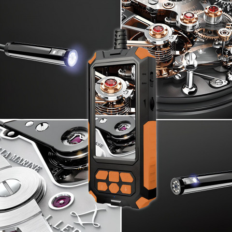 
Endoskopo apžiūros kamera, 8 šviesos diodai, 3 antgaliai, „Full HD“
