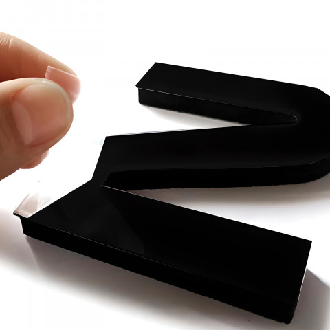 
Modernus 3D sieninis laikrodis, XXL, lipnus, skersmuo 70-130 cm - juodas
