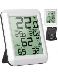 
Elektroninis kambario termometras su higrometru 0-60C
