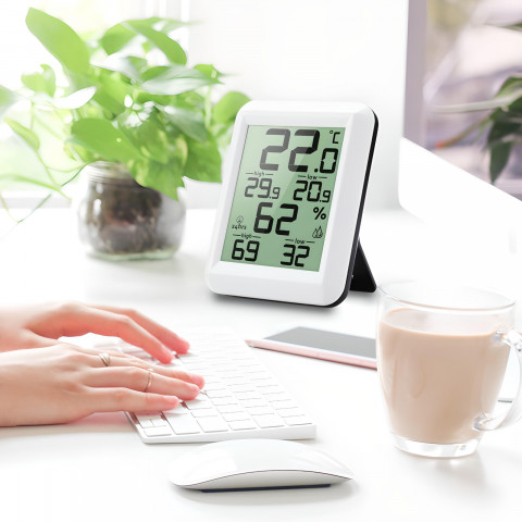 
Elektroninis kambario termometras su higrometru 0-60C
