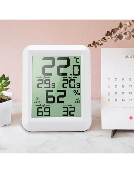 
Elektroninis kambario termometras su higrometru 0-60C
