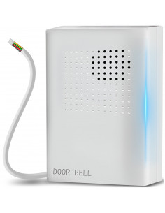 
Laidinis durų skambutis, 1 garsas, 100 dB, 12 V
