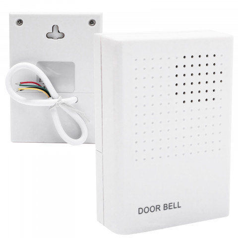 
Laidinis durų skambutis, 1 garsas, 100 dB, 12 V
