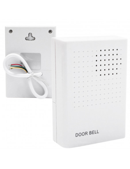 
Laidinis durų skambutis, 1 garsas, 100 dB, 12 V
