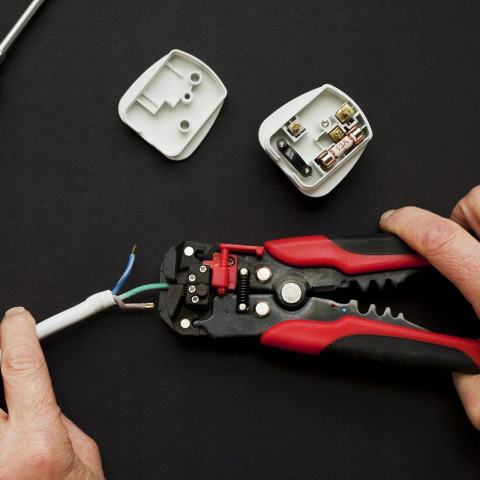 
Kabelių ir laidų nuėmikliai, užspaudimo replės, 3 viename
