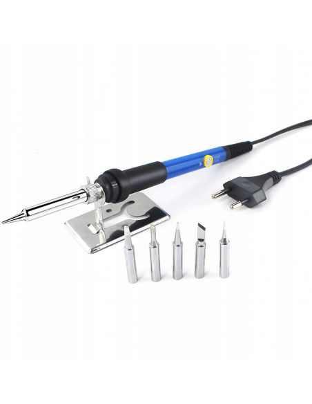 
Lituoklis su stovu ir laikikliu, 6 antgaliai, 60 W
