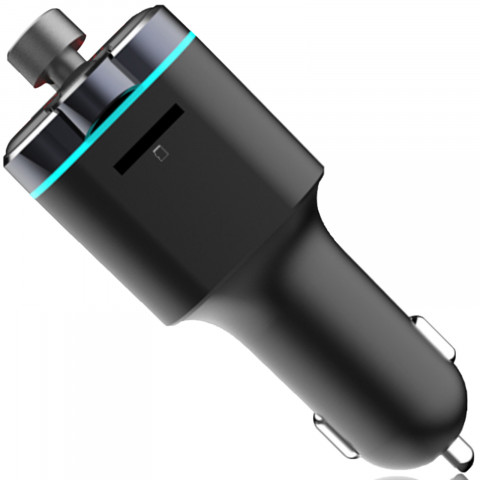 
FM siųstuvas su MP3 USB SD Bluetooth LCD įkrovikliu
