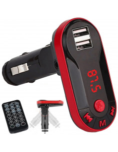 
Automobilinis FM siųstuvas su MP3 Bluetooth USB SD LCD įkrovikliu
