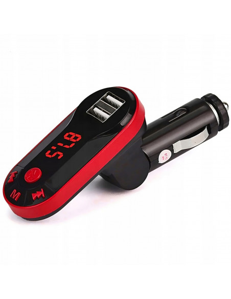 
Automobilinis FM siųstuvas su MP3 Bluetooth USB SD LCD įkrovikliu
