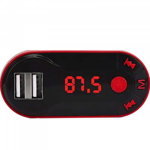 
Automobilinis FM siųstuvas su MP3 Bluetooth USB SD LCD įkrovikliu

