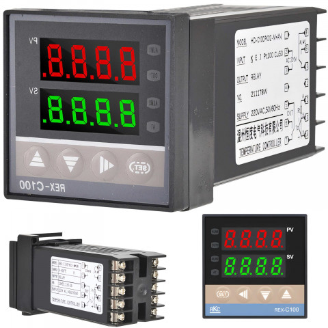
Termostato reguliatorius centrinio šildymo krosnies ventiliatoriaus šildytuvui 230 V
