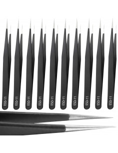 
Antimagnetiniai plieniniai pincetai ESD-11 14 cm - 10 vnt.
