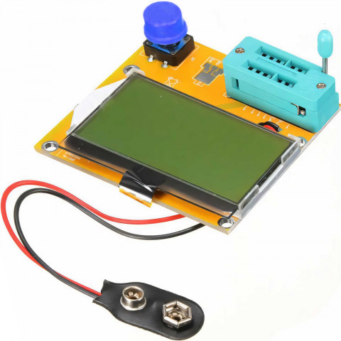 
LCR-T4 RLC diodinio kondensatoriaus ritės tranzistoriaus testeris
