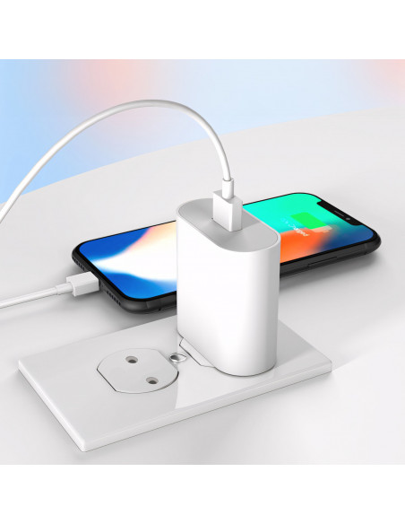 
20 W USB-C maitinimo adapterio įkroviklis – baltas
