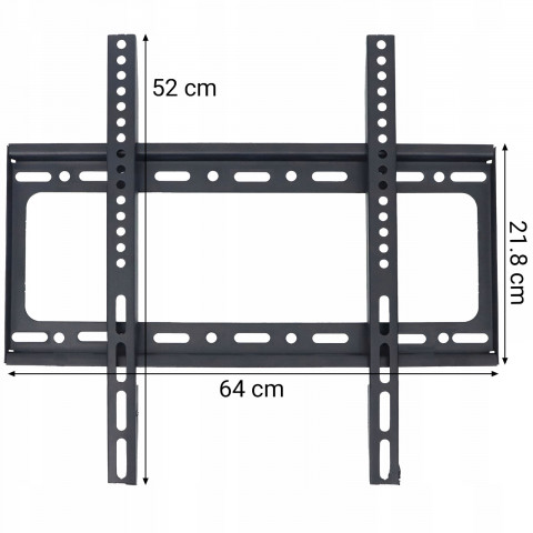 
Televizoriaus sieninis laikiklis, reguliuojamas iki 75 kg, 40–80 colių
