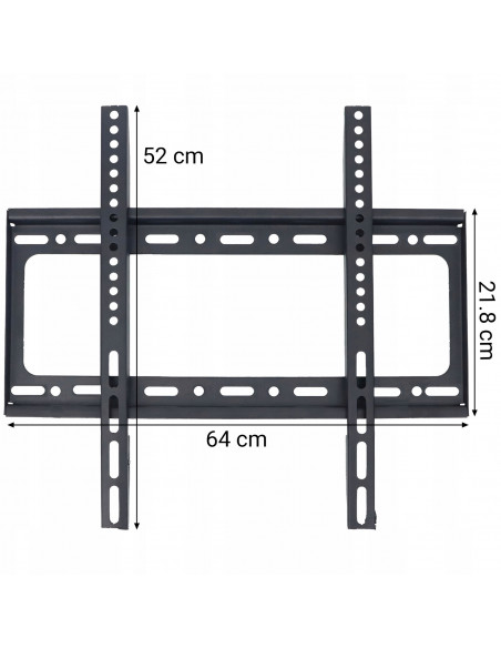 
Televizoriaus sieninis laikiklis, reguliuojamas iki 75 kg, 40–80 colių
