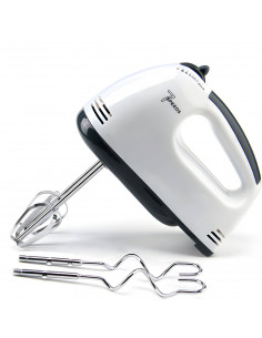 
Rankinis virtuvės robotas maišytuvas, 7 greičiai, 4 priedai, 260 W
