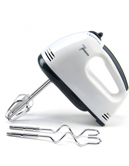 
Rankinis virtuvės robotas maišytuvas, 7 greičiai, 4 priedai, 260 W
