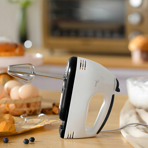 
Rankinis virtuvės robotas maišytuvas, 7 greičiai, 4 priedai, 260 W
