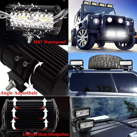 
Halogeninis darbo žibintas kemperiui-laivui-sunkvežimiui 40 LED 12V 120W
