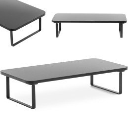 Nešiojamojo kompiuterio monitoriaus lentynos stovas 2 monitoriams 50 x 26 x 12 cm