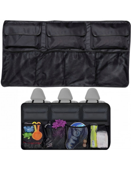 
Automobilio bagažinės organizatorius, 4 skyriai, 3 kišenės
