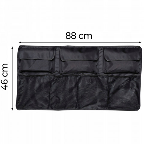 
Automobilio bagažinės organizatorius, 4 skyriai, 3 kišenės
