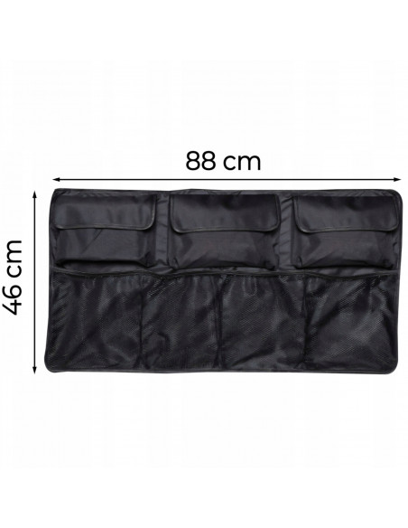 
Automobilio bagažinės organizatorius, 4 skyriai, 3 kišenės
