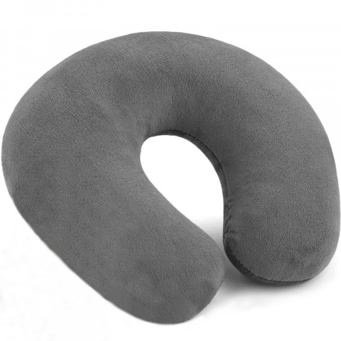 
Kelioninė pagalvė miegui ant kaklo prieš lėktuvą - pilka
