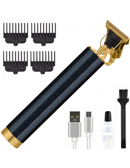 
Belaidė plaukų kirpimo mašinėlė, barzdos kirpimo mašinėlė, 4 priedai, 5 W
