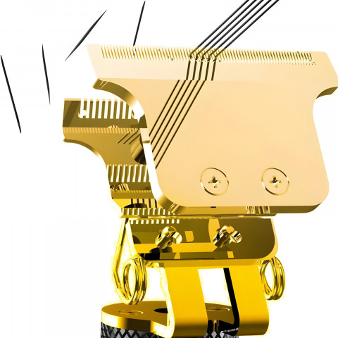 
Belaidė plaukų kirpimo mašinėlė, barzdos kirpimo mašinėlė, 4 priedai, 5 W
