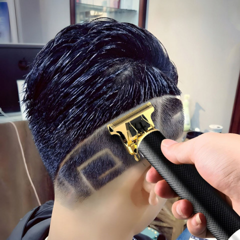 
Belaidė plaukų kirpimo mašinėlė, barzdos kirpimo mašinėlė, 4 priedai, 5 W
