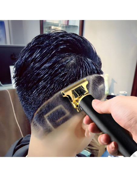 
Belaidė plaukų kirpimo mašinėlė, barzdos kirpimo mašinėlė, 4 priedai, 5 W
